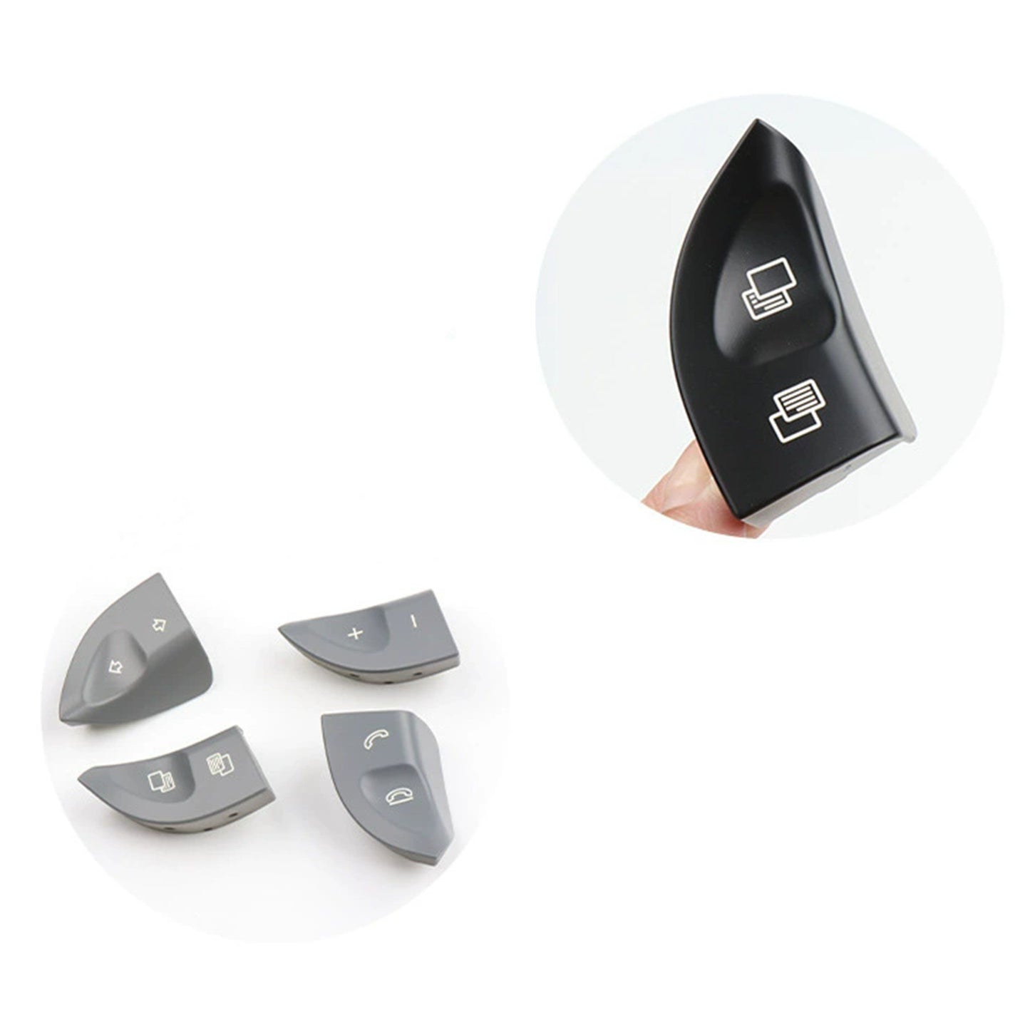Steering Wheel Control Button Cover for Mercedes-Benz S-Class (1998–2005)