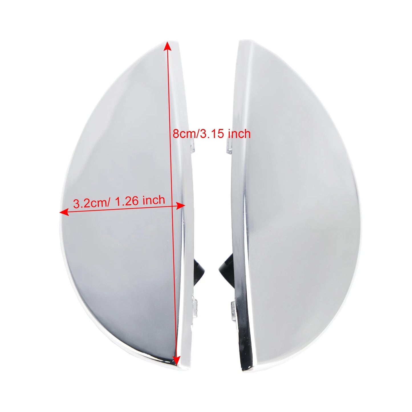 2X Headlight Washer Cover 63126922155 for Mini Cooper R50 R52 R53 (2002–2008)