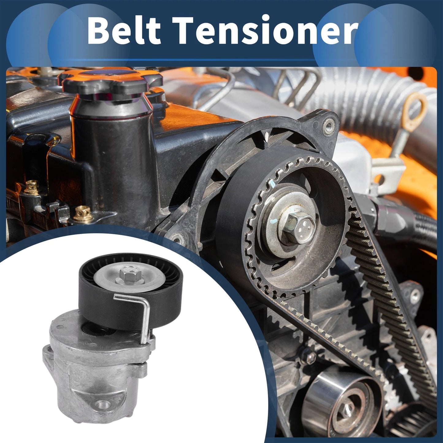 Belt Tensioner Drive for Chevrolet Malibu (2012–2015) No. 55562864 Metal