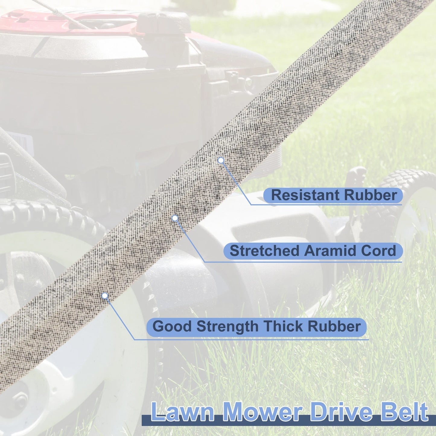 Lawn Mower Deck Belt No.95404329A for Cub Cadet RZT-L54 RZT-S54 RZT-LX