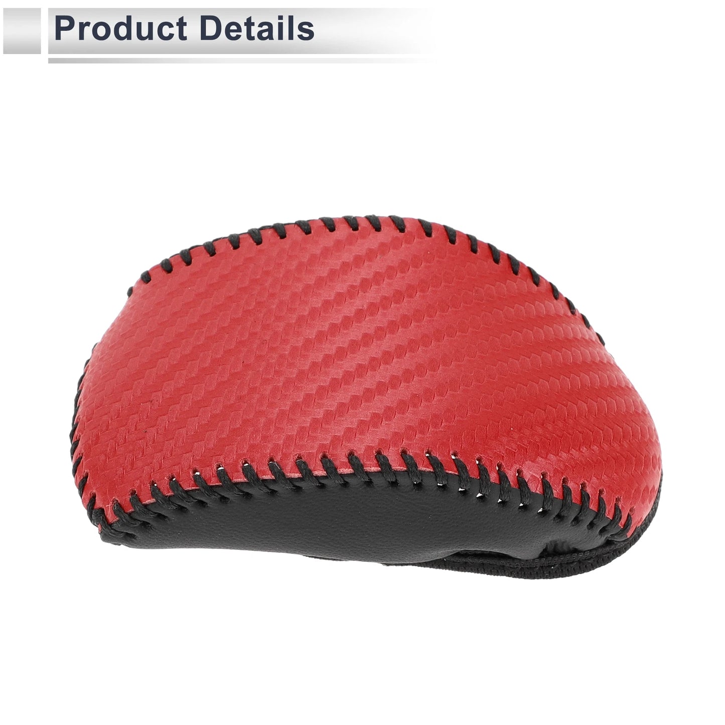 Gear Shift Knob Cover for Toyota RAV4 (2019–2024) Red Carbon Fiber