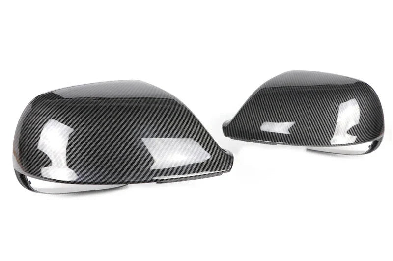 Carbon Style Side Mirror Cap Covers for Audi Q5 Q7 8R (2009–2017)