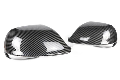 Carbon Style Side Mirror Cap Covers for Audi Q5 Q7 8R (2009–2017)