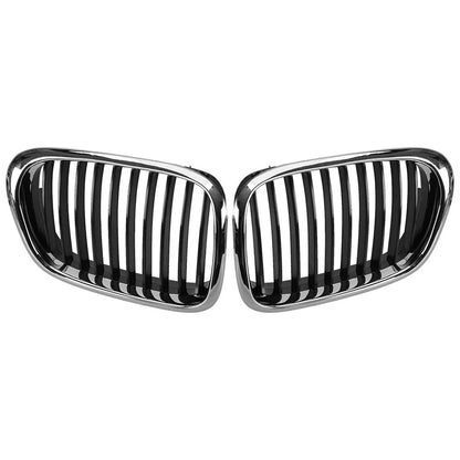 2 x Kidney Radiator Grille Ventilation Grill for BMW 5 E39 M5 (1999-2003)