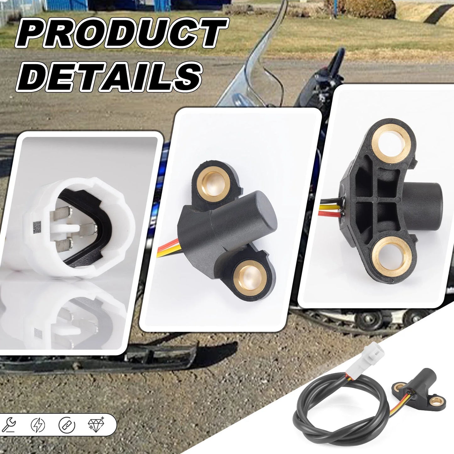 Speed Sensor for Yamaha Snowmobile SX Viper