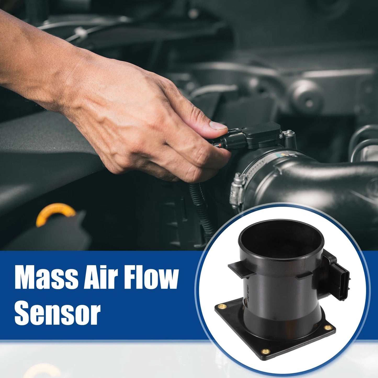 MAF Sensor for Ford Expedition 4.6L 5.4L (2003–2006) No. 3L7U12B579AA/3L7Z-12B579-AA