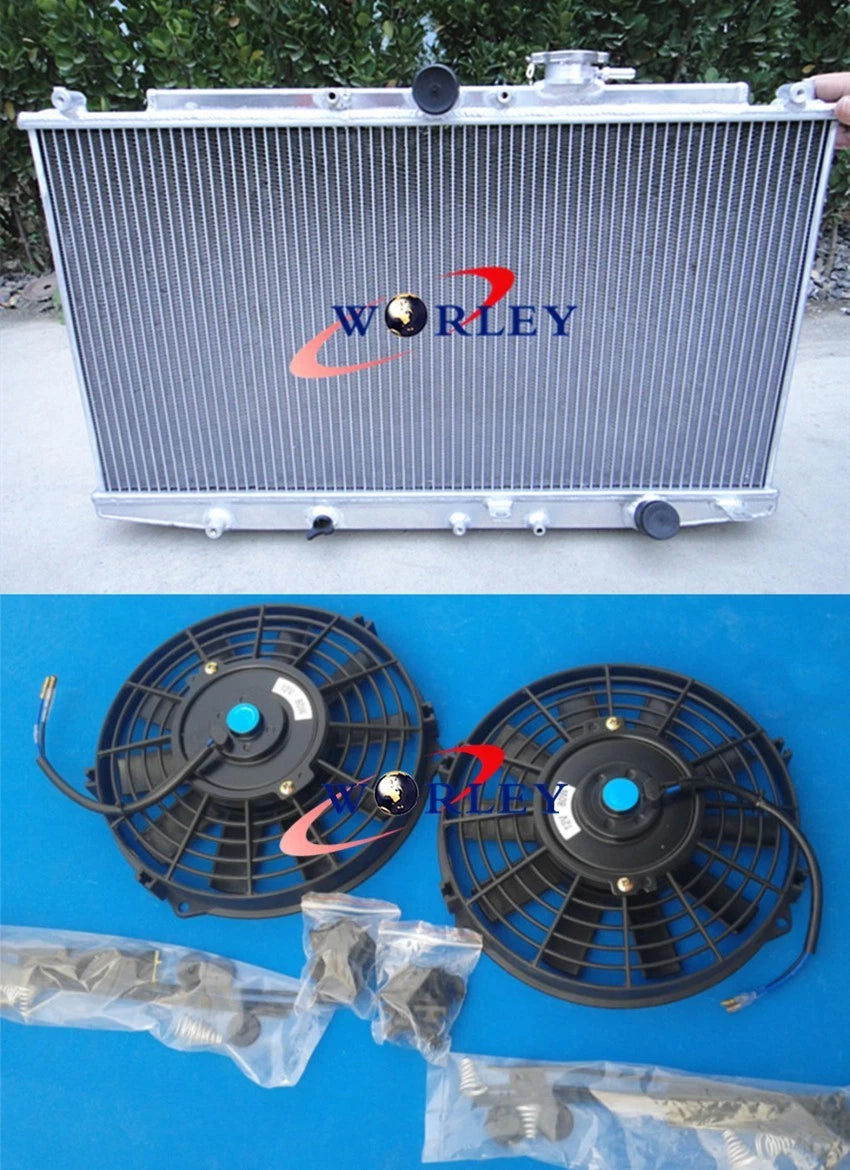 Aluminum Radiator with Fans for Honda Accord (1998–2002)