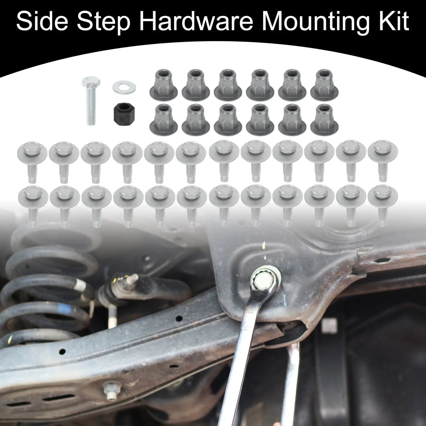 Mounting Kit for Dodge Ram 1500 (2009-2012) - Side Step Hardware 1 Set