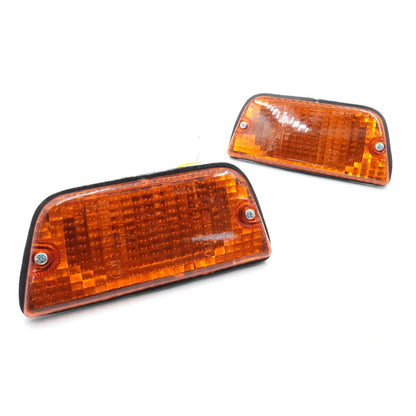 Amber Turn Signal Lights x2 for Nissan Datsun 620 1972-1979