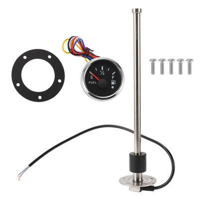 Fuel Sending Unit and Gauge Kit 240-33 Ohm 330mm for Boat Car Truck