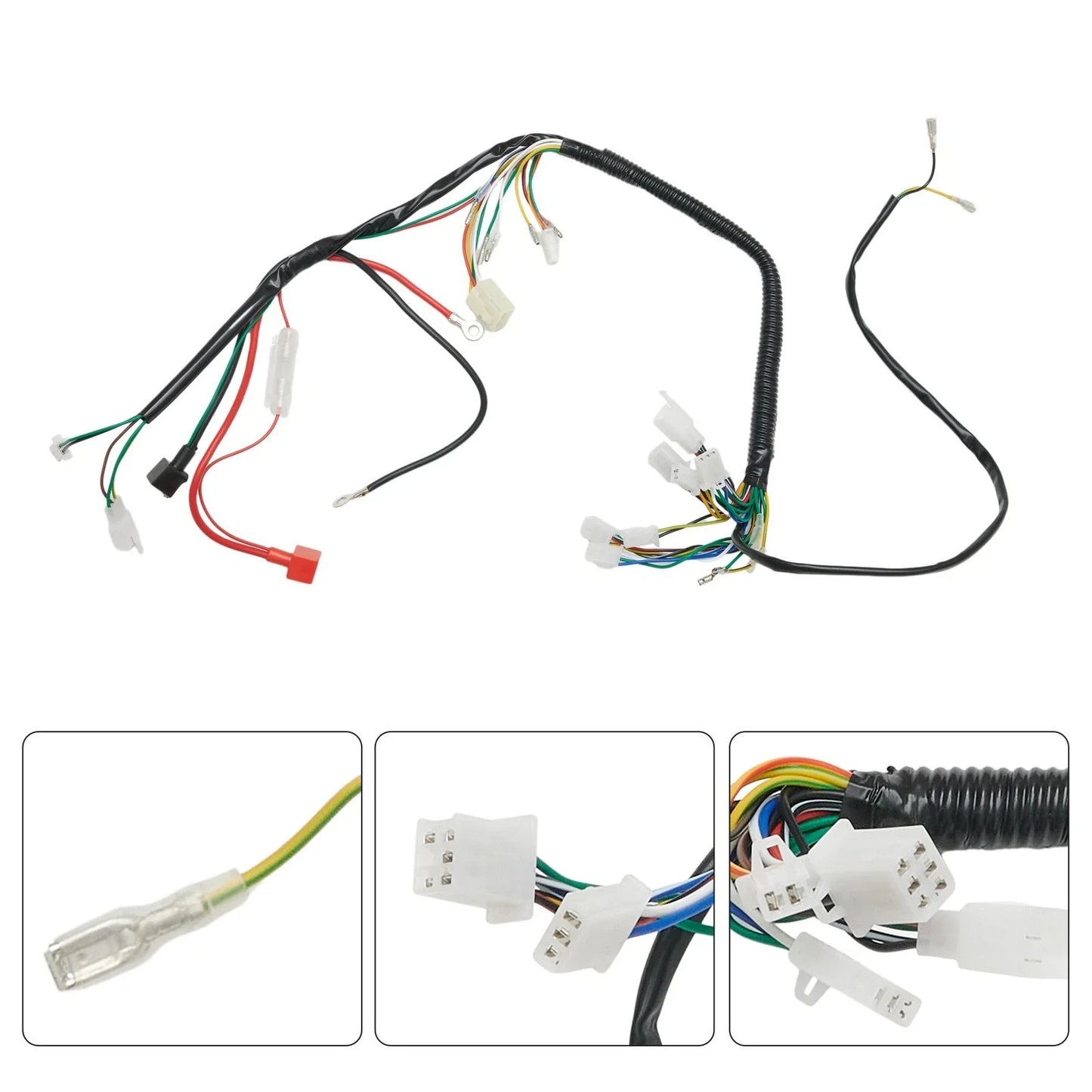 Quad Wire Harness Copper for Chinese ATV UTV 50/70/90/110/125cc