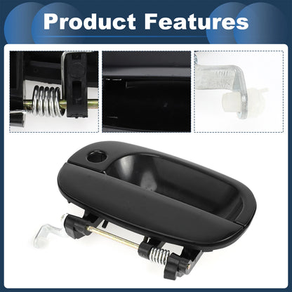 Front Left Door Handle for Hyundai H1 Starex (1998–2007) Black