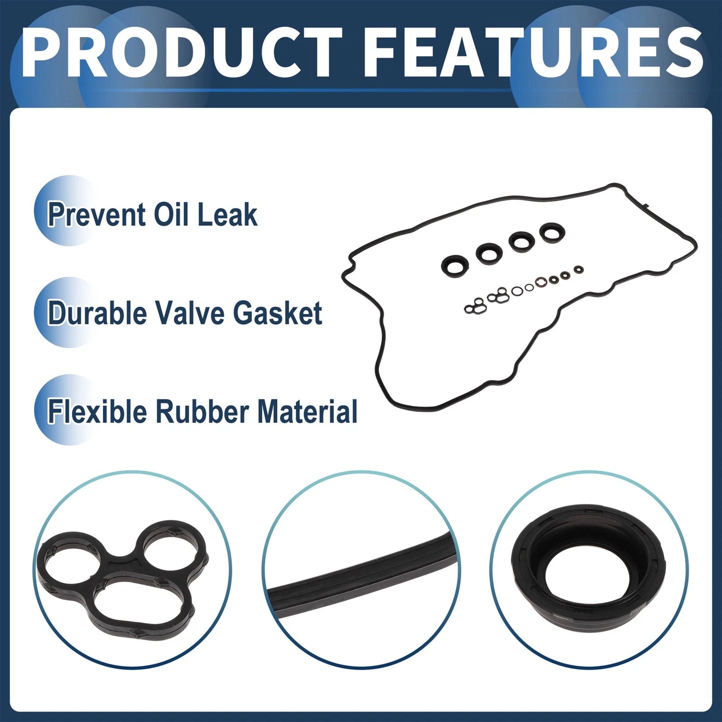 Valve Cover Gasket Set for Lexus ES300H (2013–2018) VS50825R