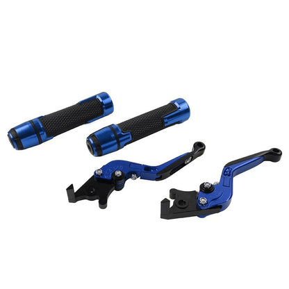 Folding Extendable Brake Clutch Levers & Handlebar Grips for Kawasaki Z1000