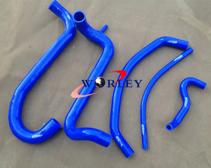 Blue Silicone Radiator Heater Hose for Ford AU Falcon 4.9L V8 (1998-2002)