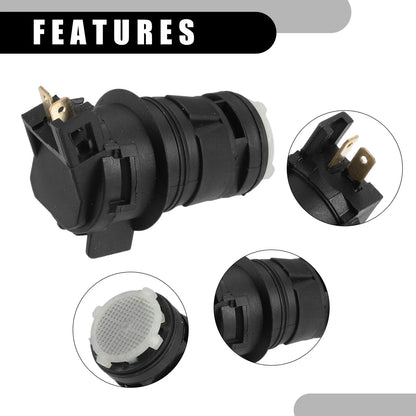 Windshield Washer Pump for Honda Civic 2006-2011 - Plastic Black