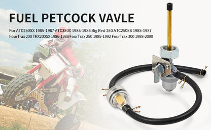 Fuel Petcock for Honda FourTrax TRX300 TRX250 TRX250X TRX200SX (1985–2000)