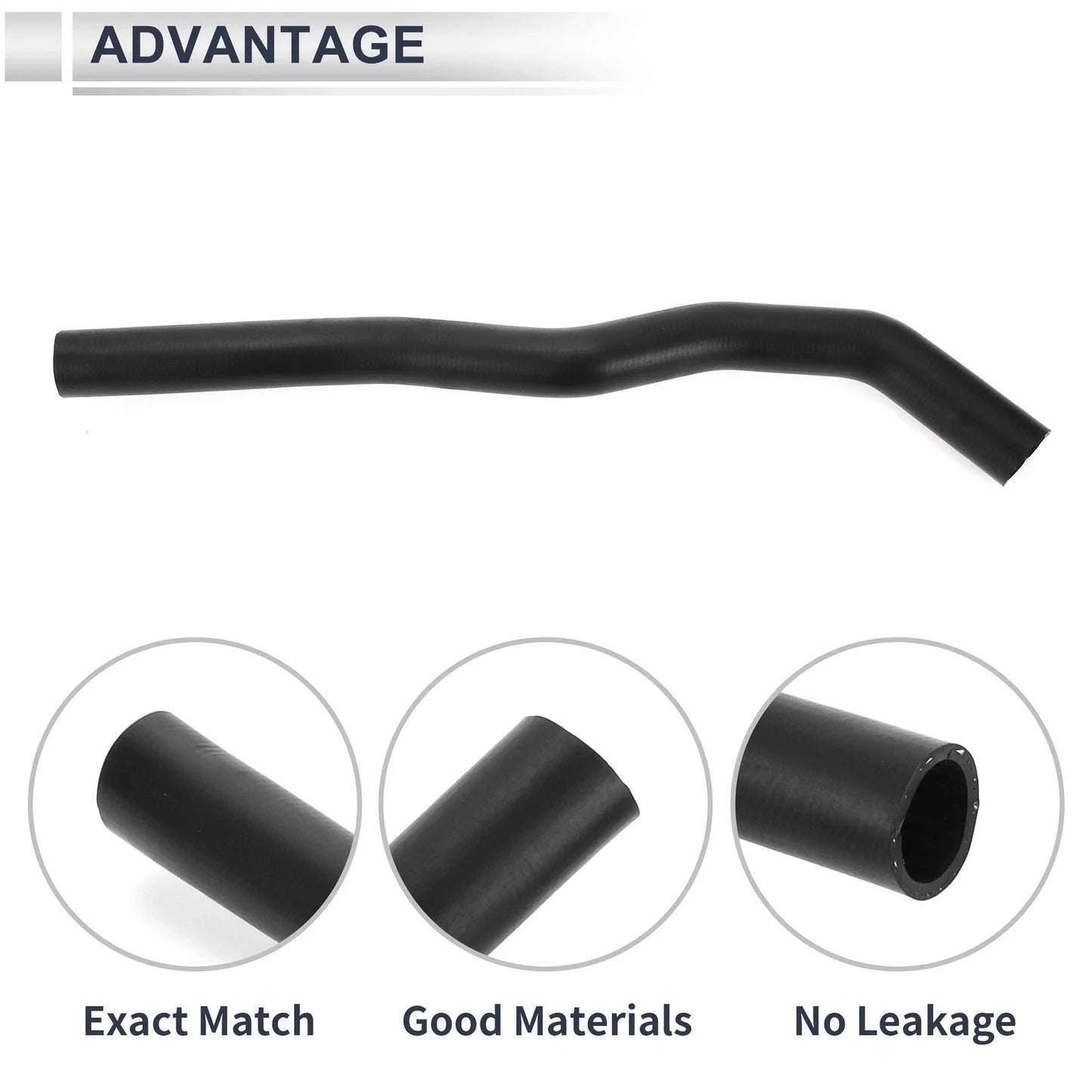 Radiator Coolant Hose for Honda Accord 2.4L (2003-2007) - Rubber 1 x Hose