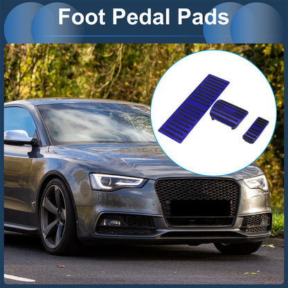 3Pcs Accelerator Pedal Covers for Audi A4 A5 A6 Q5 (2014–2020)