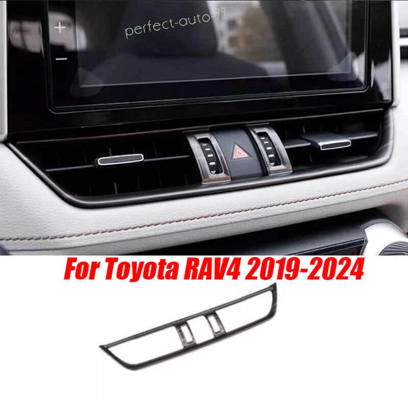 Peach Wood Grain Console Air Outlet Vent Trim for Toyota RAV4 (2019–2024)