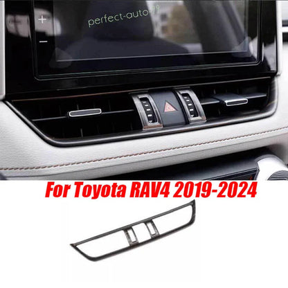 Peach Wood Grain Console Air Outlet Vent Trim for Toyota RAV4 (2019–2024)