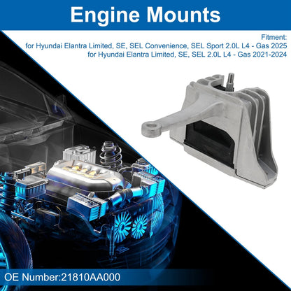 Hydraulic Right Engine Mount for Hyundai Elantra 2.0L (2021–2025) No.21810AA000