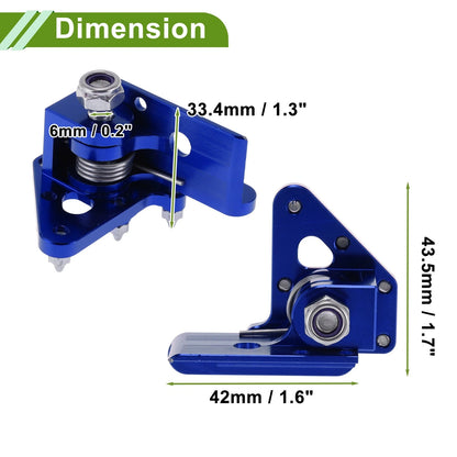 Motorcycle Foot Pegs for Honda CRF50 (2004–2023) - Blue 1 Pc