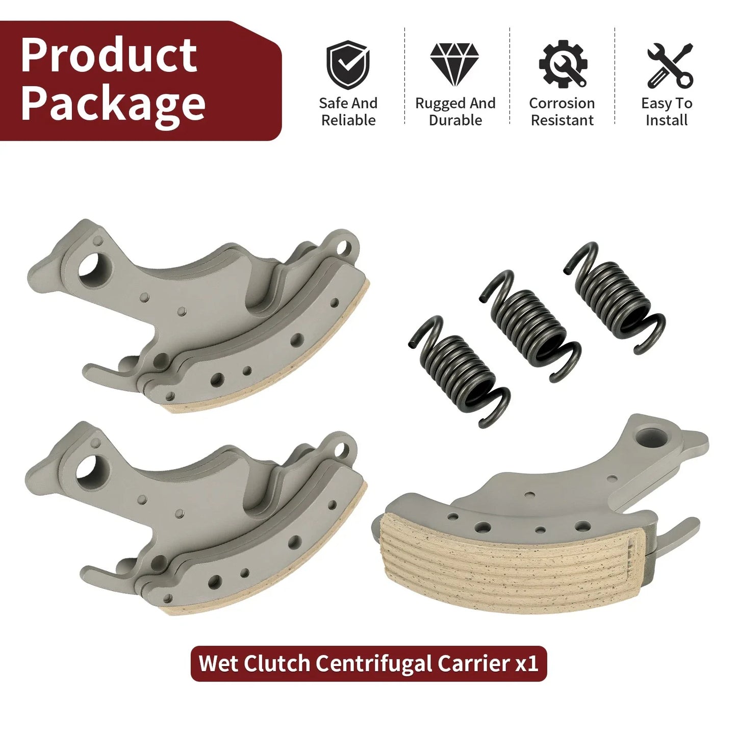 Carrier Shoes for Suzuki Quadsport Z250 Wet Clutch Centrifugal (2004–2009)