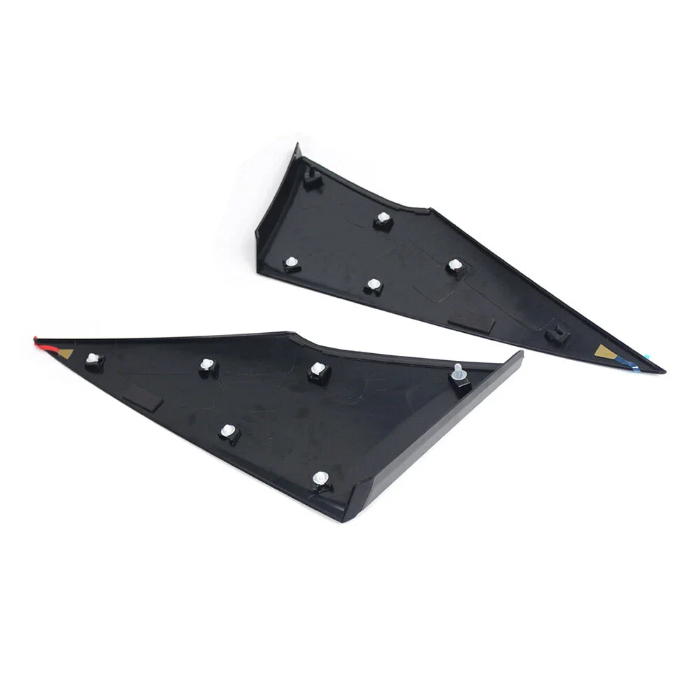 Glossy Black Rear Quarter Moldings Covers for Toyota Prius (2016-2022)
