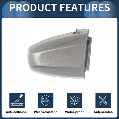 Door Handle Cover Front Left for BMW X1 X2 Silver Tone (2015-2018)