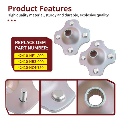 2X Rear Wheel Hubs for Honda Recon FourTrax Rancher 250 300 420 (2000–2023)