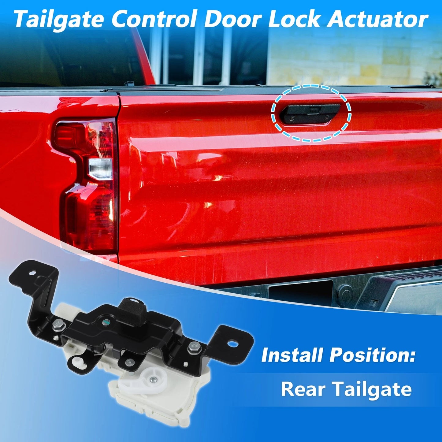 Trunk Lock Actuator for Chevrolet Silverado 1500/2500/3500 HD (2020–2025)