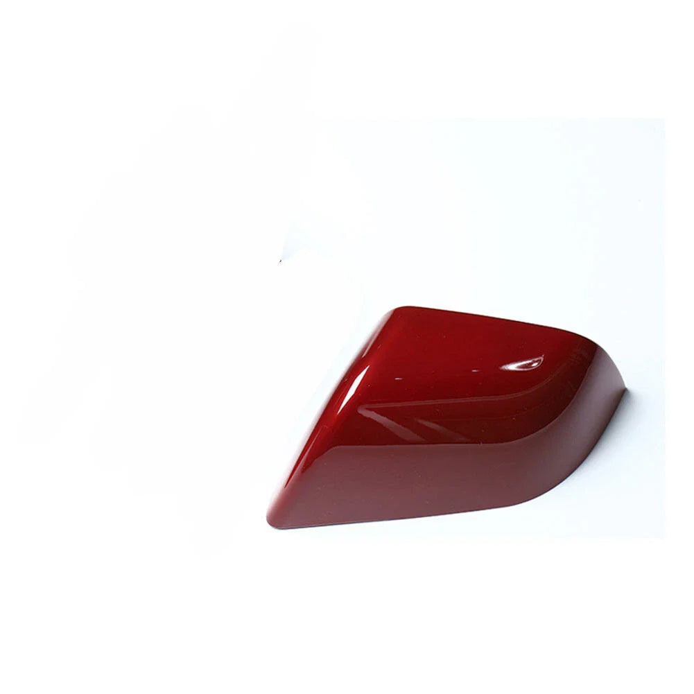 1x Red Left Driver Side Mirror Rearview Cover Cap for Tesla Model 3 (2017–2022)