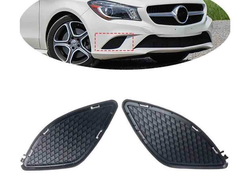 Set of 2 Front Bumper Side Bezel Covers for Mercedes-Benz CLA Class (2014–2019)