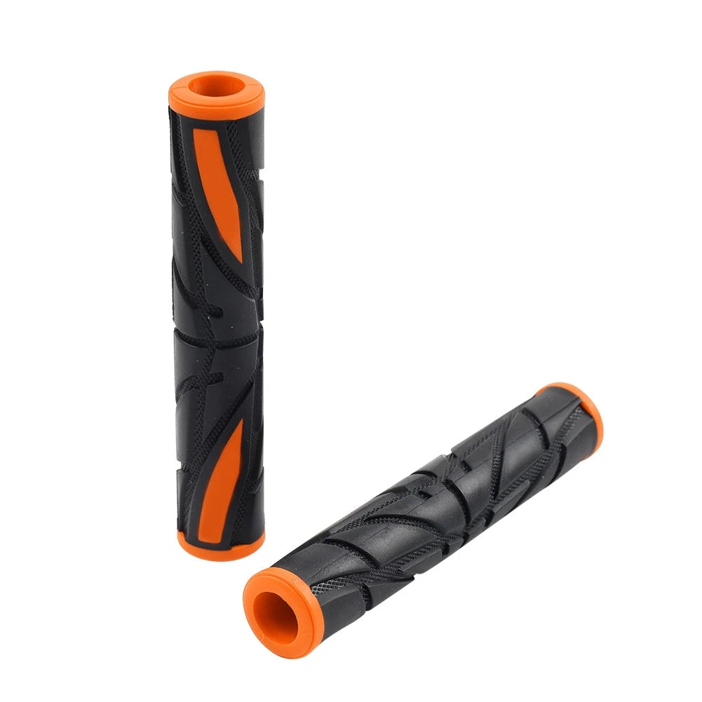 Universal Motorcycle Brake Clutch Lever Grips Sleeve Cover Orange