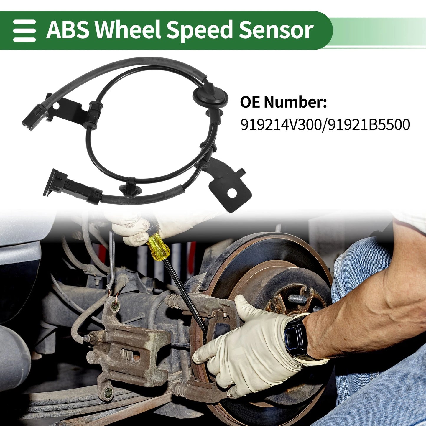 ABS Wheel Speed Sensor No. 919214V300 for Hyundai Elantra (2012–2017)