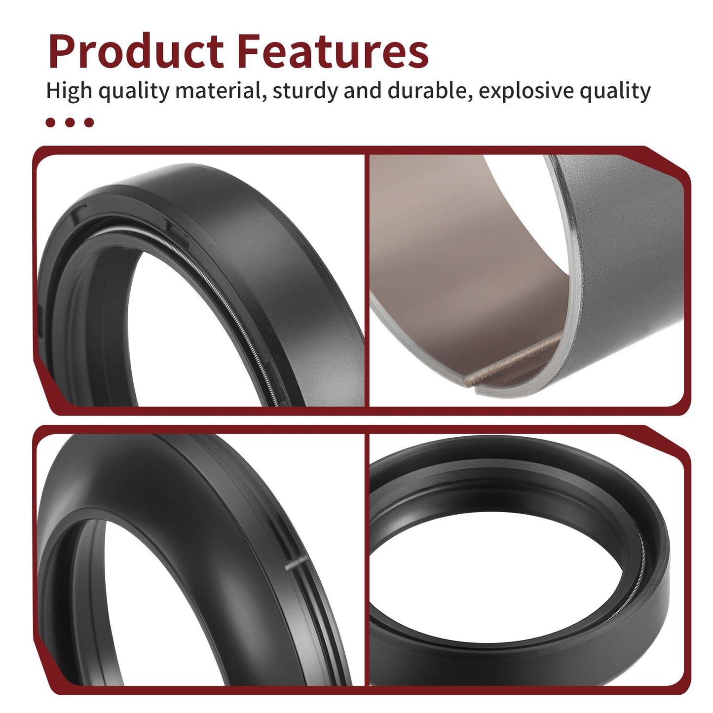 Fork Bushing Dust & Oil Seals for Suzuki GSX-R1000 (2009–2024)