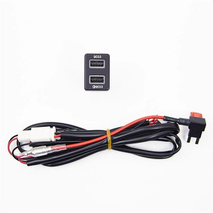 18W Dual QC3.0 Fast Charger for Mitsubishi Outlander Eclipse Cross L200
