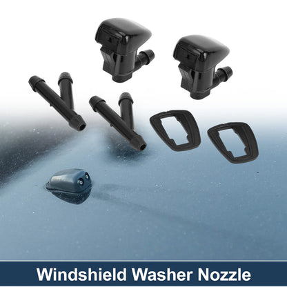 Windshield Washer Nozzle with Hose Connector for Toyota (1 Set) No. 85381AE020