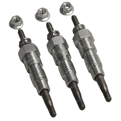 3 Glow Plugs for Kubota B1902DT DM1102 B6100 D650A (Year Range Not Specified)