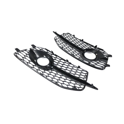 Honeycomb Front Grille Fog Light Covers for Audi Q3 (2012-2014)