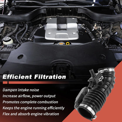 Left Engine Air Intake Tube Hose for Nissan 370Z, Infiniti G37, QX50 (2009–2020)