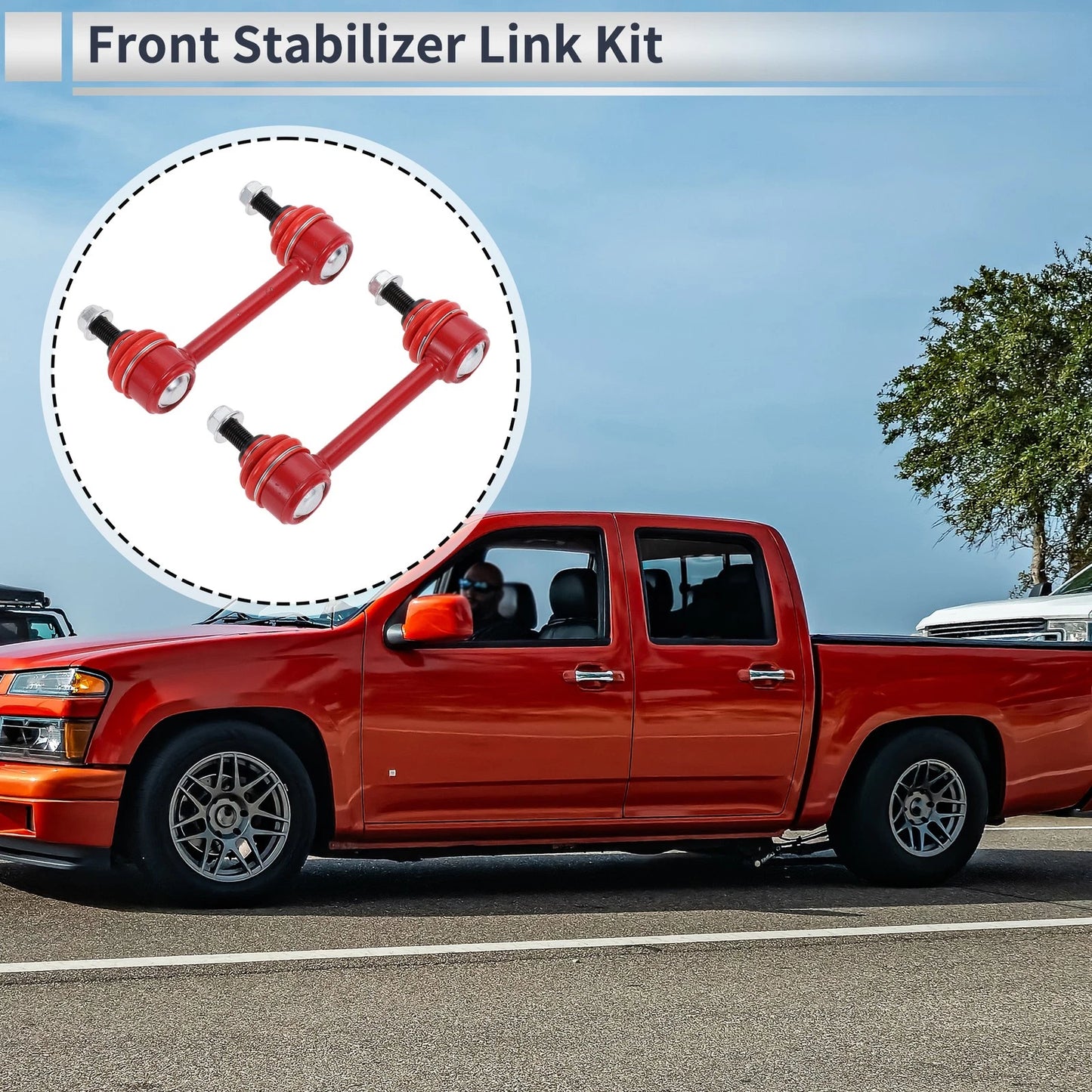 Set of 2 Front Stabilizer Bar Links for GMC Canyon RWD (2004–2012) No.K80636