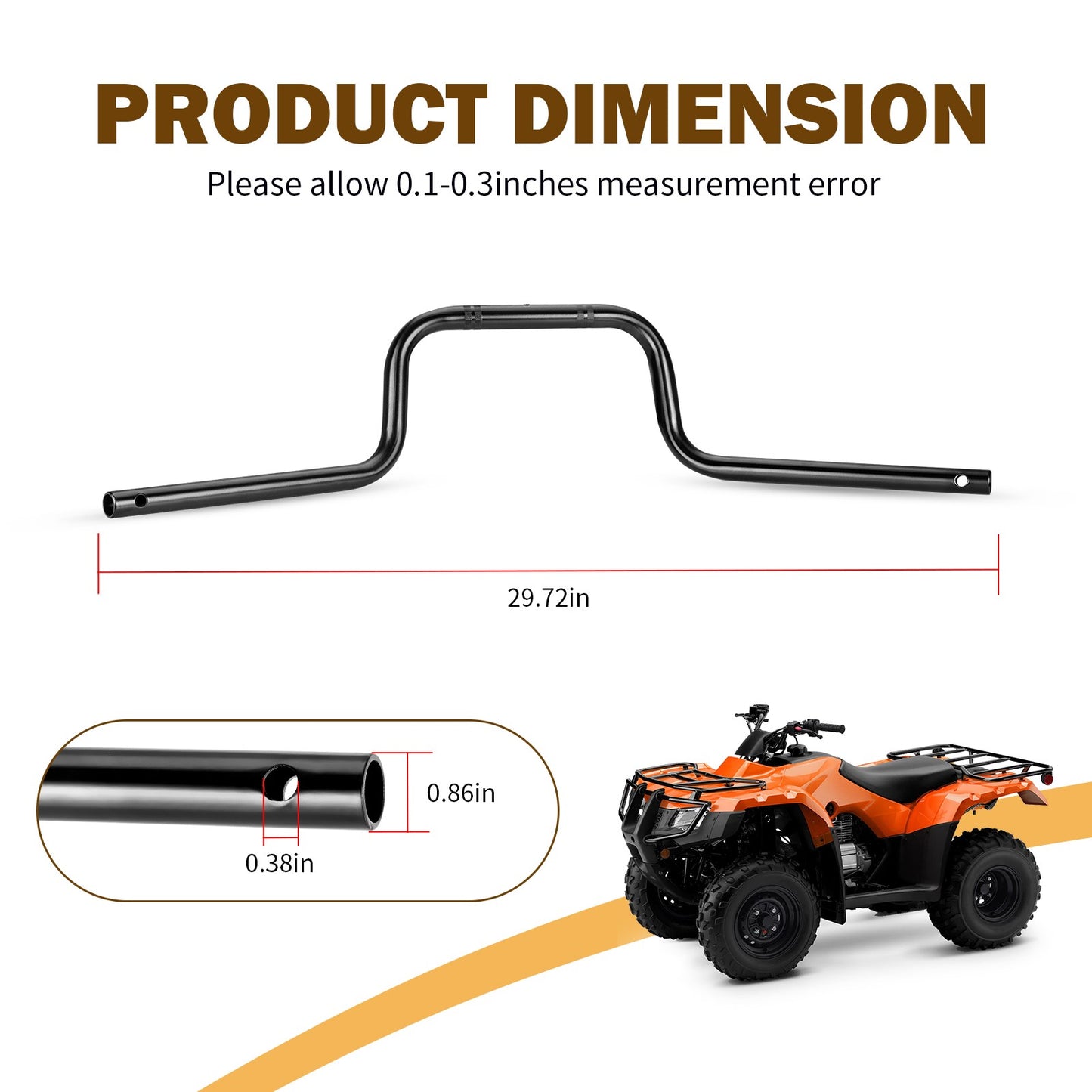 Handlebar for Honda Recon 250 (2008–2024)