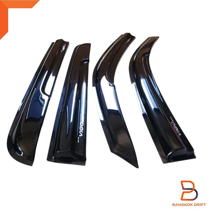 Side Visor Rain Shield Wind Deflector for Toyota Hilux Vigo (2005-2014)