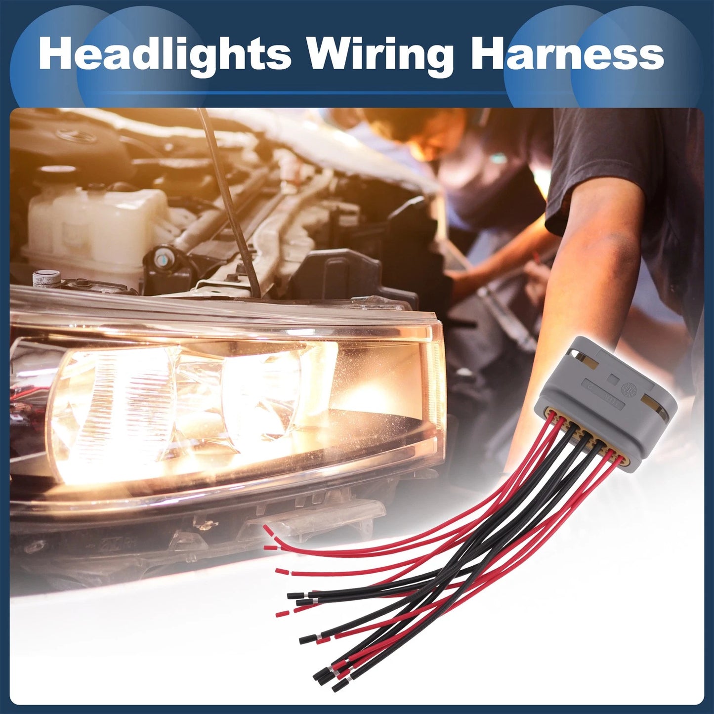 Headlight Cable Repair Kit A0525456026 for Mercedes-Benz C W205 (2015–2021)