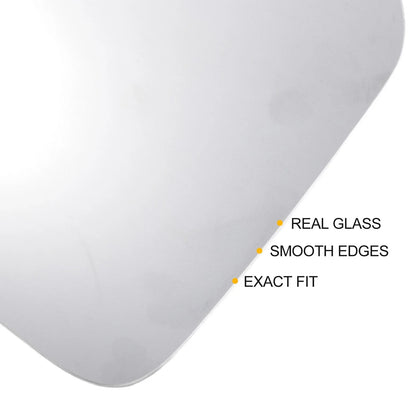 Right Side White Mirror Glass for Hyundai Santa Fe (2013-2018)