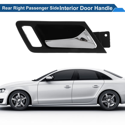 Rear Right Passenger Side Interior Door Handle for VW Bora (2008–2012) Black Chrome