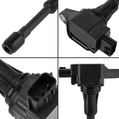 Set of 4 Ignition Coils for Nissan Versa Note (2014–2019)