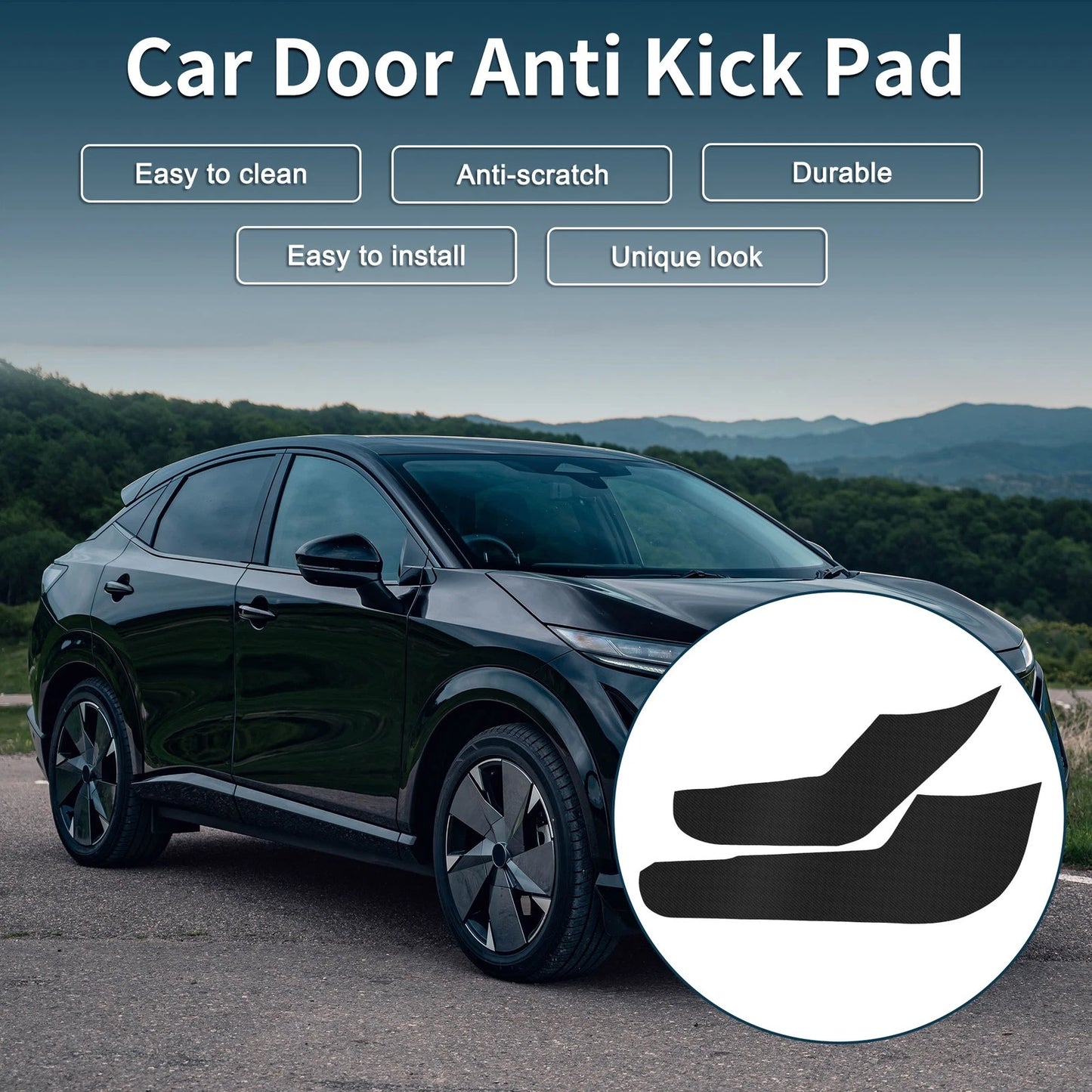 Set of 4 Leather Anti Kick Pad Stickers for SNFE0 FE0 FE0